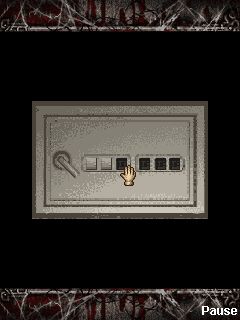 Silent Hill: Orphan (J2ME) screenshot: Opening a safe