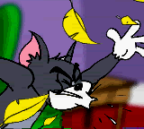Tom and Jerry in Mouse Attacks! (Game Boy Color) screenshot: Jerry: There! We've escaped! What a change!