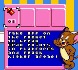 Tom and Jerry in Mouse Attacks! (Game Boy Color) screenshot: The inventory shows you what you've collected