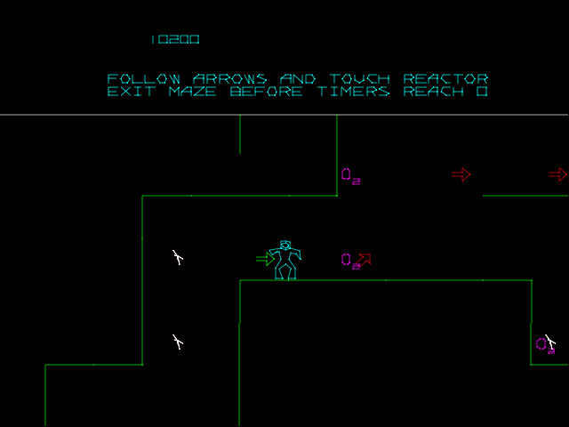 Major Havoc (Arcade) screenshot: Entered the enemy base