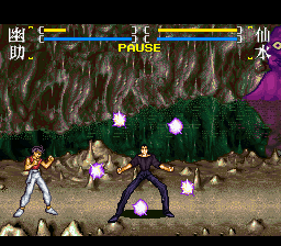 Screenshot of Yū Yū Hakusho Final: Makai Saikyō Retsuden (SNES, 1995 ...