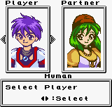Biomotor Unitron (Neo Geo Pocket Color) screenshot: You can play as humans