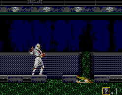 Shadow Dancer (SEGA Master System) screenshot: The programmers included an urban myth.