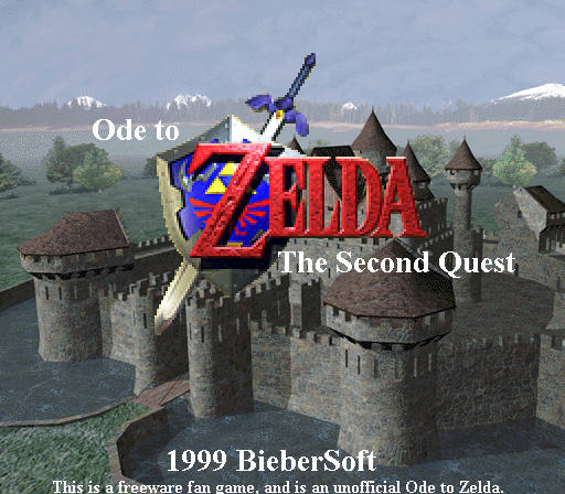 Ode to Zelda: The Second Quest (Windows) screenshot: Title screen