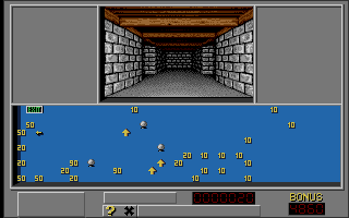 Future Classics Collection (Amiga) screenshot: Lost 'N Maze game play.