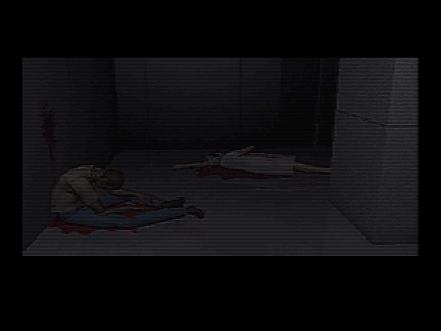 D (Windows) screenshot: You can see the victims the moment you enter the hospital lobby