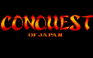 Conquest of Japan (Amiga) screenshot: Title screen.