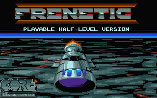 Frenetic (Atari ST) screenshot: Demo title screen