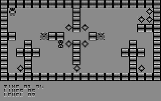 Deadly Crystals (Commodore 64) screenshot: Level 2