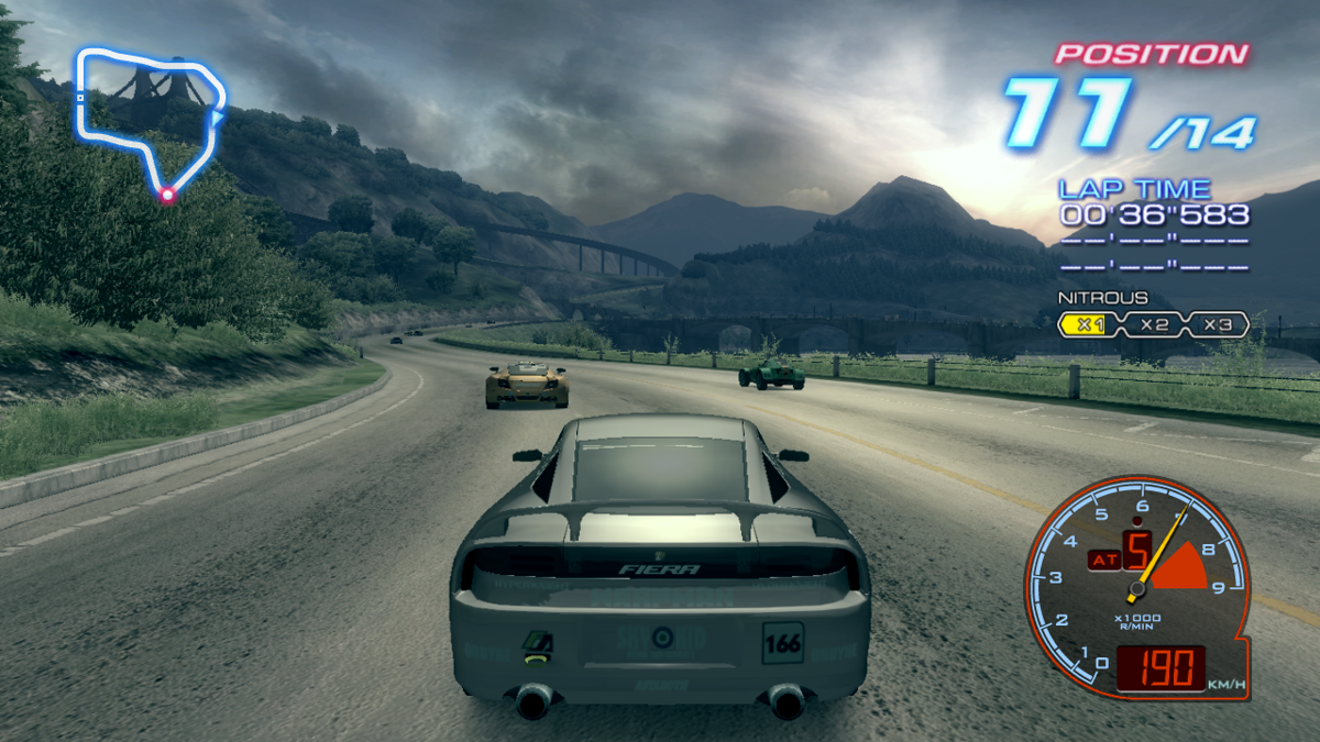 Ridge Racer 6 (Xbox 360) screenshot: Lakeshore Drive
