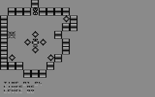 Deadly Crystals (Commodore 64) screenshot: Level 32