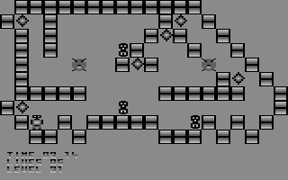 Deadly Crystals (Commodore 64) screenshot: Level 31