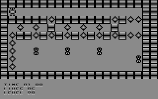 Deadly Crystals (Commodore 64) screenshot: Level 29