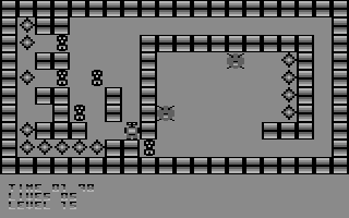 Deadly Crystals (Commodore 64) screenshot: Level 15