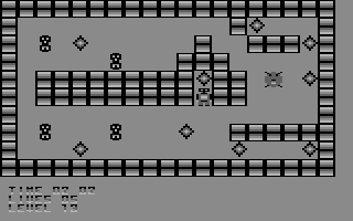 Deadly Crystals (Commodore 64) screenshot: Level 13