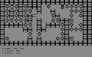 Deadly Crystals (Commodore 64) screenshot: Level 41