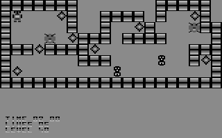 Deadly Crystals (Commodore 64) screenshot: Level 40