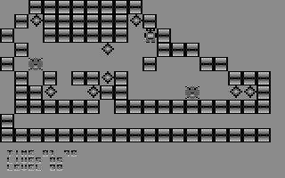 Deadly Crystals (Commodore 64) screenshot: Level 38