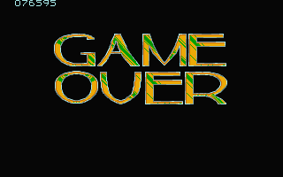 Frenetic (Atari ST) screenshot: Game over