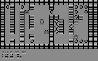 Deadly Crystals (Commodore 64) screenshot: Level 23
