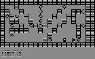 Deadly Crystals (Commodore 64) screenshot: Level 20