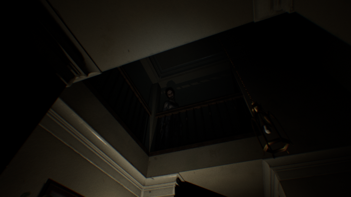 PT for PC (Windows) screenshot: A scary figure on the 2nd floor