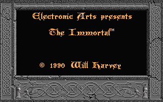The Immortal (Atari ST) screenshot: Title screen