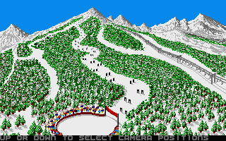The Games: Winter Edition (Atari ST) screenshot: Slalom loading screen