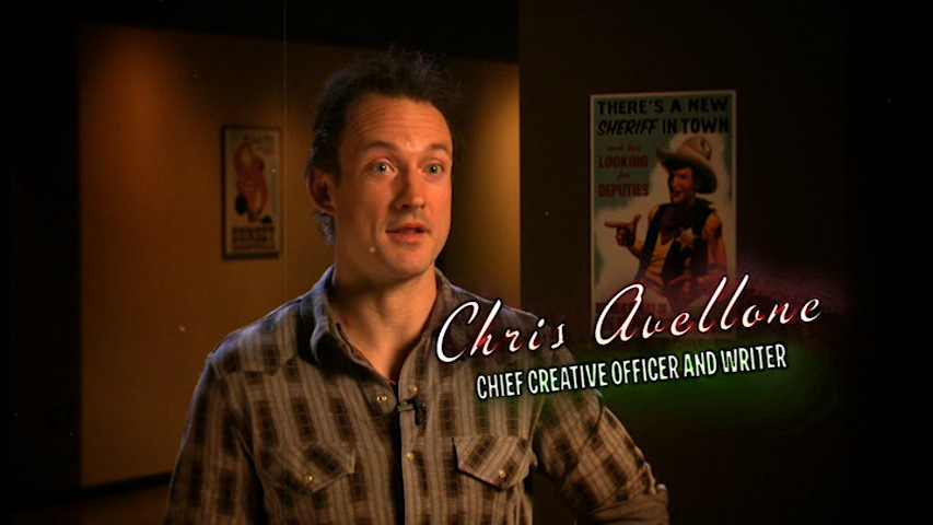 Fallout: New Vegas (Collector's Edition) (Windows) screenshot: The Making of featurette includes interviews with the developers. Here's Chris Avellone (writer for the game.)