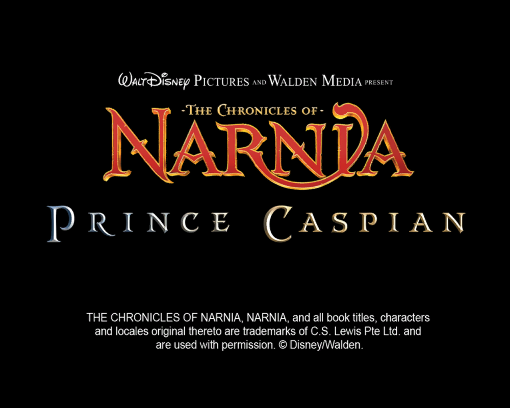 The Chronicles of Narnia: Prince Caspian (Windows) screenshot: Title screen