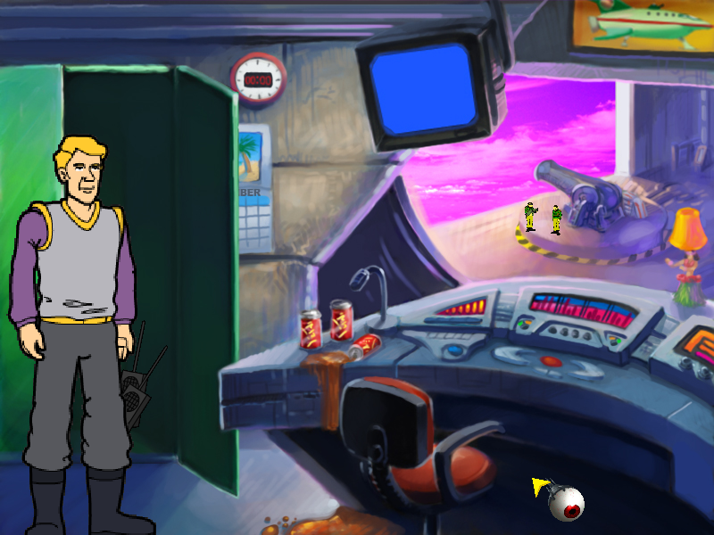 Space Quest: Vohaul Strikes Back (Windows) screenshot: Now Roger has to get to Radon's moon.
