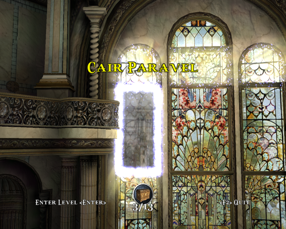 The Chronicles of Narnia: Prince Caspian (Windows) screenshot: Chapter selection