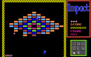 Blockbuster (Amiga) screenshot: Starting a new game.