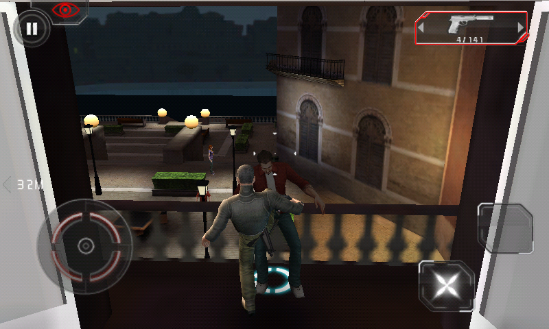 Tom Clancy's Splinter Cell: Conviction (Android) screenshot: Melee attack