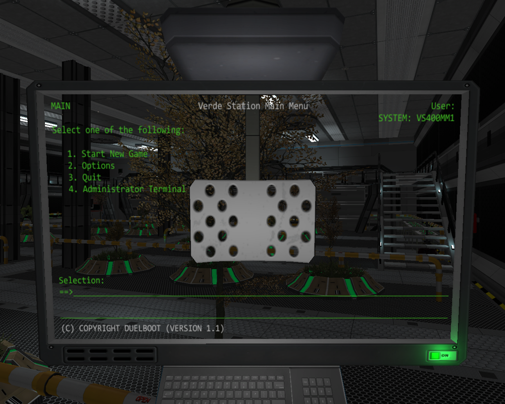 Verde Station (Windows) screenshot: Main menu