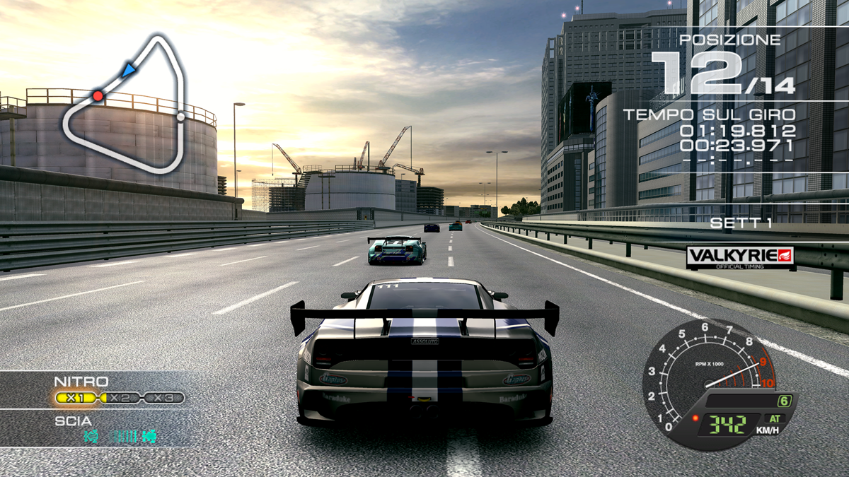 Ridge Racer 7 (PlayStation 3) screenshot: Bayside Freeway