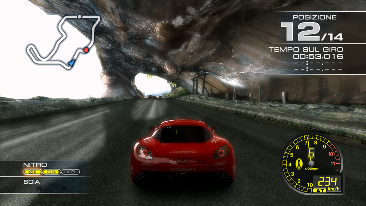 Ridge Racer 7 (PlayStation 3) screenshot: Mist Falls