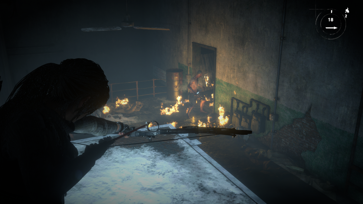Rise of the Tomb Raider: Cold Darkness Awakened (Windows) screenshot: Burn 'em