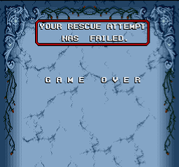 The Addams Family (Arcade) screenshot: Game Over