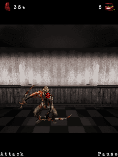 Silent Hill Mobile 3 (J2ME) screenshot: This guy is really tough