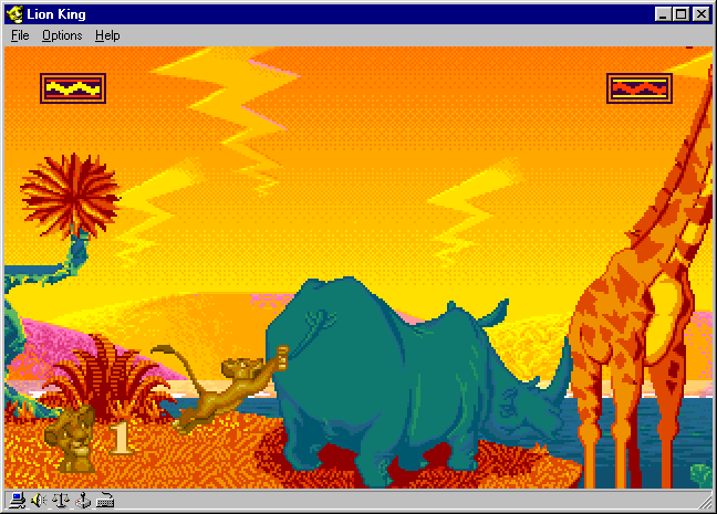 The Lion King (Windows) screenshot: Enjoy (Large Size)