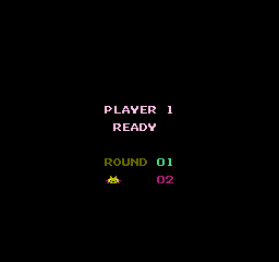 Onyanko Town (NES) screenshot: Before round 1 starts