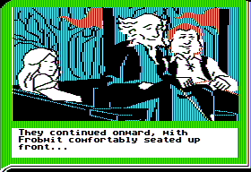ZorkQuest: Assault on Egreth Castle (Apple II) screenshot: Frobmit.