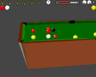 Sharkey's 3D Pool (Amiga) screenshot: Picture 2