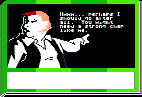 ZorkQuest: Assault on Egreth Castle (Apple II) screenshot: Of course!