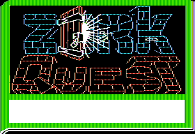 ZorkQuest: Assault on Egreth Castle (Apple II) screenshot: Zork Quest