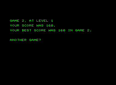 Defend! (Commodore PET/CBM) screenshot: High score!