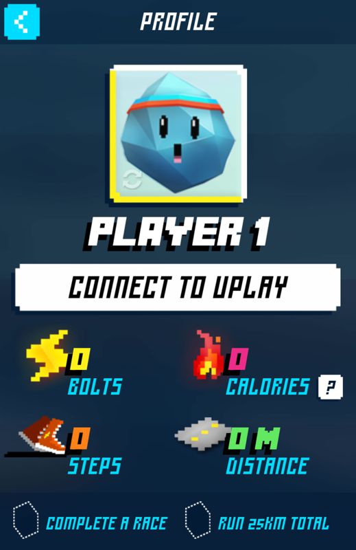 Shape Up: Battle Run (Android) screenshot: Player profile