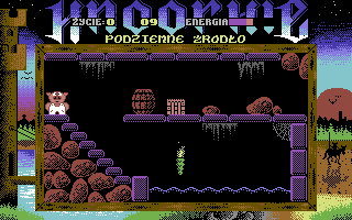 Knoorkie (Commodore 64) screenshot: Underground source