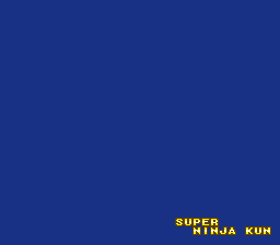 Super Ninja-kun (SNES) screenshot: Loading screen